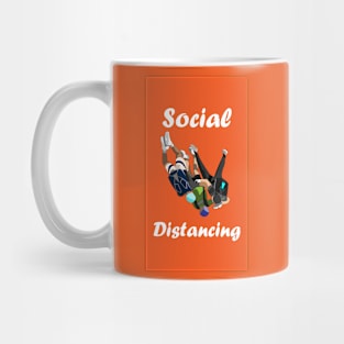 Social Distancing Skydiving Mug